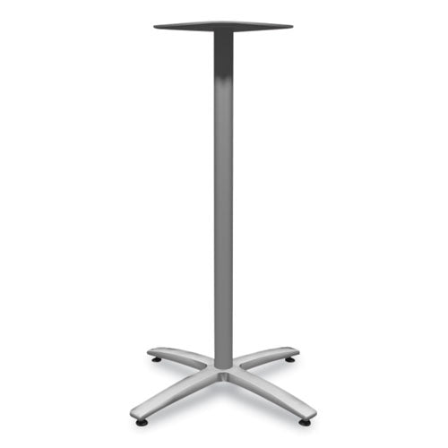 Image of HON® Between Standing-Height X-Base for 30" to 36" Table Tops, 26.18w x 41.12h, Silver