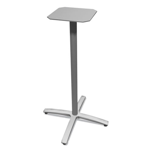 Image of HON® Between Standing-Height X-Base for 30" to 36" Table Tops, 26.18w x 41.12h, Silver