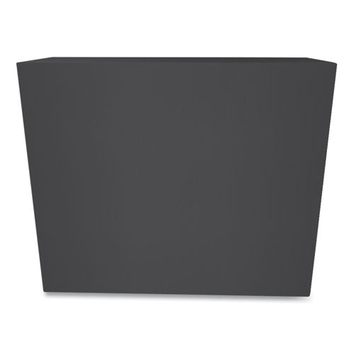 Image of HON® Metal Bookcase, Two-Shelf, 34.5w x 12.63d x 29h, Charcoal