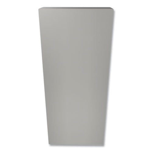 Image of HON® Metal Bookcase, Six-Shelf, 34.5w x 12.63d x 81.13h, Light Gray
