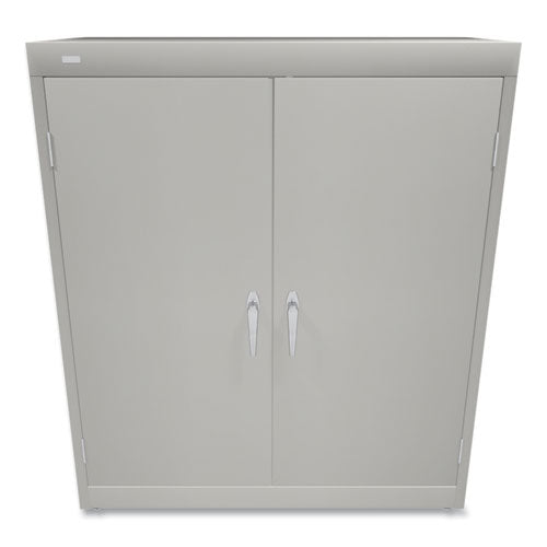 Image of HON® Assembled Storage Cabinet, 36w x 18.13d x 41.75h, Light Gray