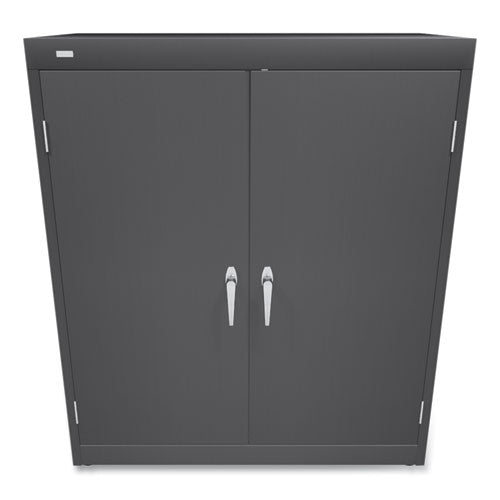 Image of HON® Assembled Storage Cabinet, 36w x 18.13d x 41.75h, Charcoal