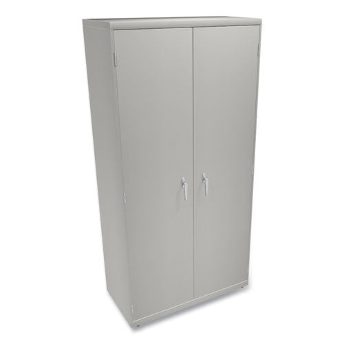Image of HON® Assembled Storage Cabinet, 36w x 18.13d x 71.75h, Light Gray