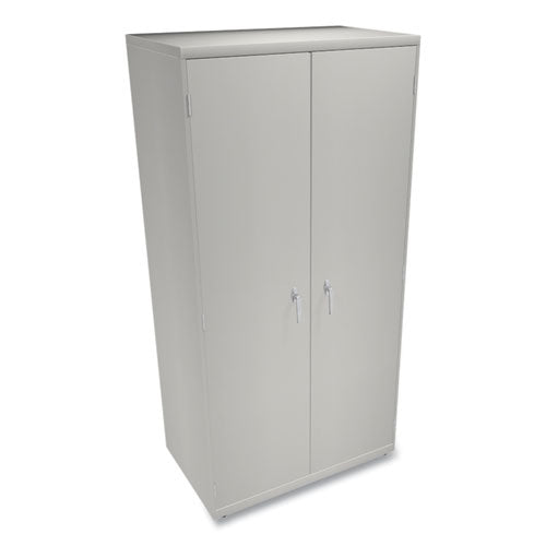 Image of HON® Assembled Storage Cabinet, 36w x 24.25d x 71.75h, Light Gray