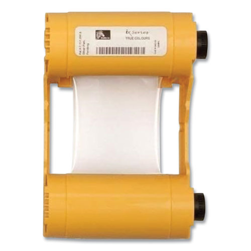 Image of Zebra Technologies® 800033-840 True Colors Wax Ribbon, Black/Cyan/Magenta/Yellow