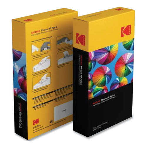 Image of Kodak Photo ID Color Ribbon Kit, Black/Cyan/Magenta/Yellow