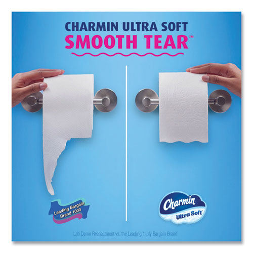 Image of Charmin® Ultra Soft Bathroom Tissue, Mega Roll, Septic Safe, 2-Ply, White, 224 Sheets/Roll, 4 Rolls/Pack, 8 Packs/Carton