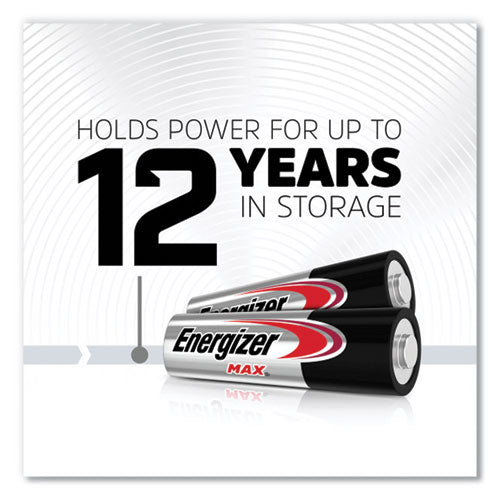 Image of Energizer® Max Aa Alkaline Batteries, 1.5 V, 4/pack, 6 Packs/box