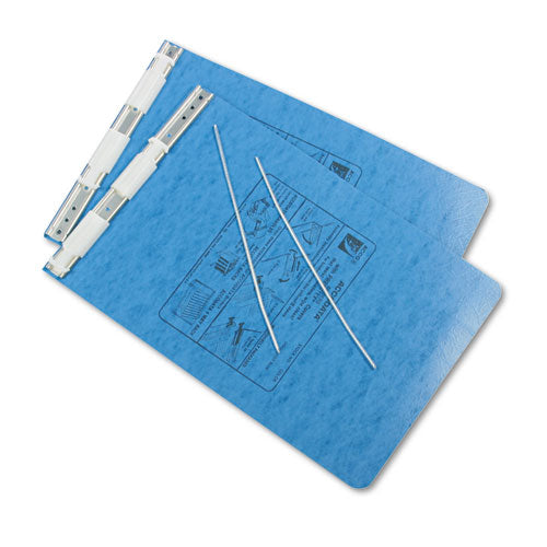 Image of ACCO Presstex Covers With Storage Hooks, 2 Posts, 6" Capacity, 11 X 8.5, Light Blue