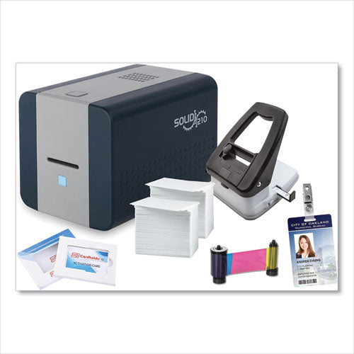 Image of Zebra Technologies® SOLID-210S Hand-Fed Desktop Printer