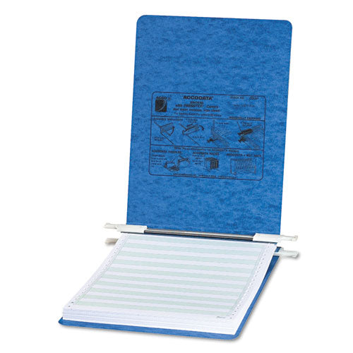 Image of ACCO Presstex Covers With Storage Hooks, 2 Posts, 6" Capacity, 11 X 8.5, Light Blue