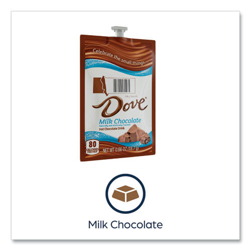 Image of FLAVIA® Dove Hot Chocolate Freshpack, Milk Chocolate, 72/Carton