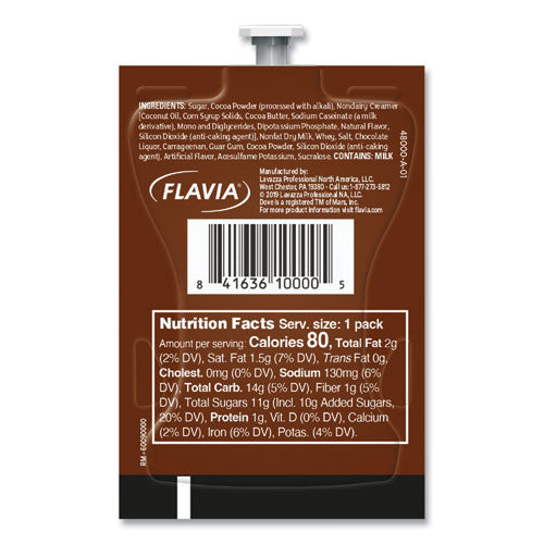 Image of FLAVIA® Dove Hot Chocolate Freshpack, Milk Chocolate, 72/Carton