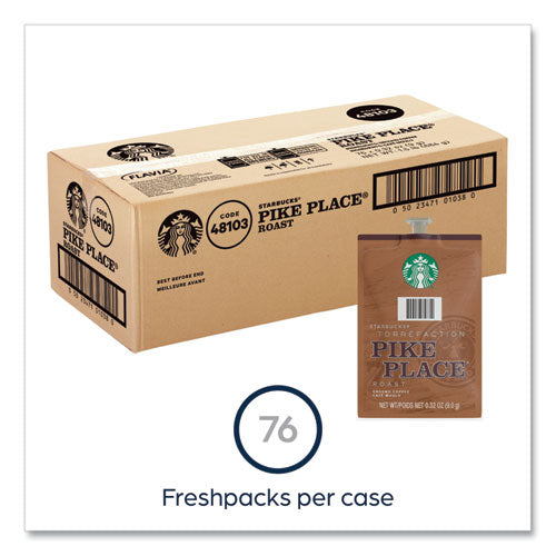 Image of FLAVIA® Starbucks Pike Place Roast Coffee Freshpack, 76/Carton
