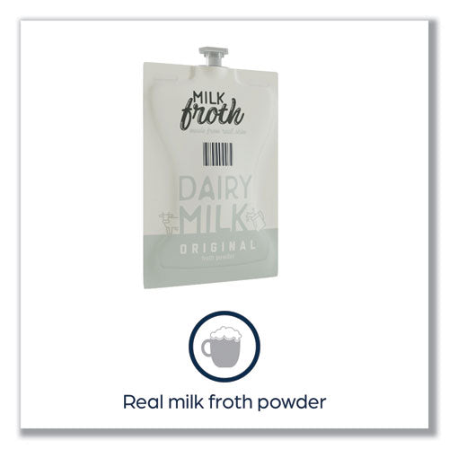 Image of FLAVIA® Dairy Milk Froth Powder Freshpack, 0.46 oz Pouch, 72/Carton