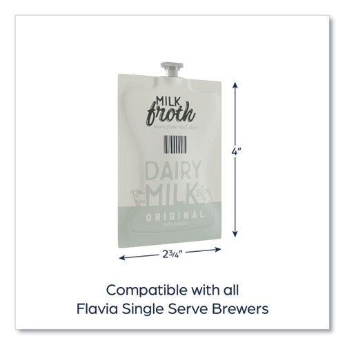 Image of FLAVIA® Dairy Milk Froth Powder Freshpack, 0.46 oz Pouch, 72/Carton