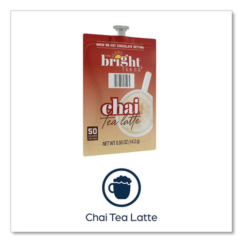 Image of FLAVIA® The Bright Tea Co. Chai Tea Latte Freshpack, 72/Carton