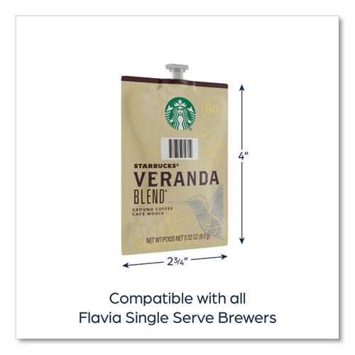 Image of FLAVIA® Starbucks Veranda Blend Coffee Freshpack, 76/Carton