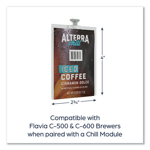 Image of FLAVIA® Alterra Cinnamon Dolce Iced Coffee Freshpack, 90/Carton