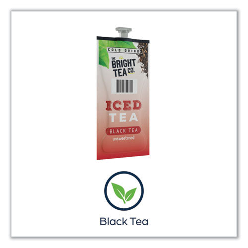 Image of FLAVIA® The Bright Tea Co. Unsweetened Iced Black Tea Freshpack, 100/Carton