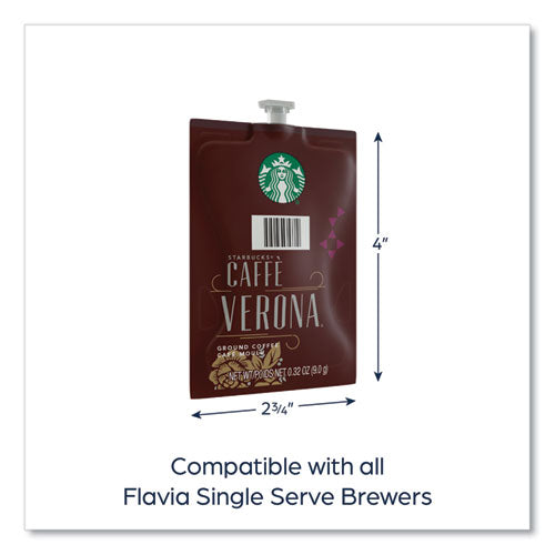 Image of FLAVIA® Starbucks Caffe Verona Coffee Freshpack, 76/Carton