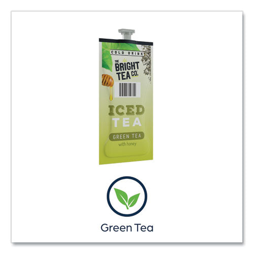 Image of FLAVIA® The Bright Tea Co. Iced Green Tea with Honey Freshpack, 100/Carton