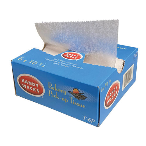 Image of Handy Wacks Bakery Pick-up Tissue Deli Sheets, 10.75 x 6, 1,000/Box, 10 Boxes/Carton