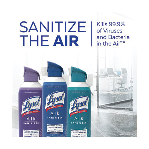 Image of LYSOL® Brand Air Sanitizer Spray, Simple Fresh, 10 oz Aerosol Spray, 6/Carton