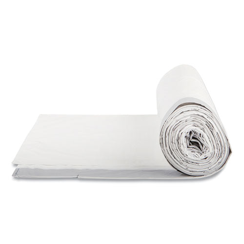 Image of Inteplast Group Draw-Tuff Institutional Draw-Tape Can Liners, Drawstring, 55 gal, 1.9 mil, 42.5" x 35.5", Natural, 10 Bags/Roll, 5 Rolls/CT