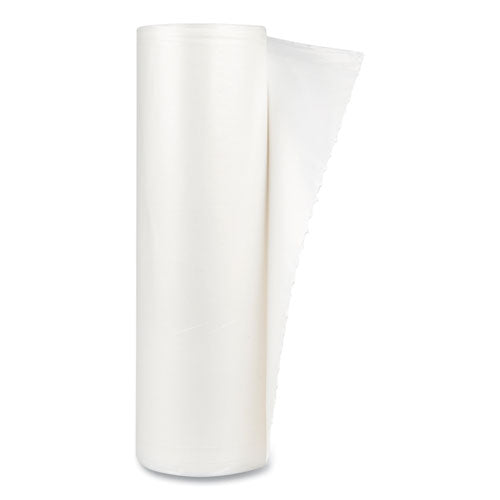 Image of Inteplast Group High-Density Commercial Can Liner Value Pack, 45 gal, 11 mic, 40" x 46", Clear, Interleaved Roll, 25 Bags/Roll, 10 Rolls/CT