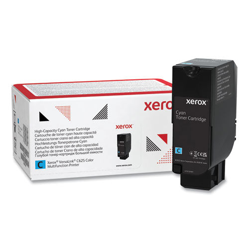 Image of Xerox® 006R04637 High-Yield Toner, 16,000 Page-Yield, Cyan