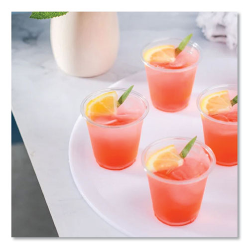 Image of Karat® PET Plastic Cups, 3 oz, Clear, 2,500/Carton