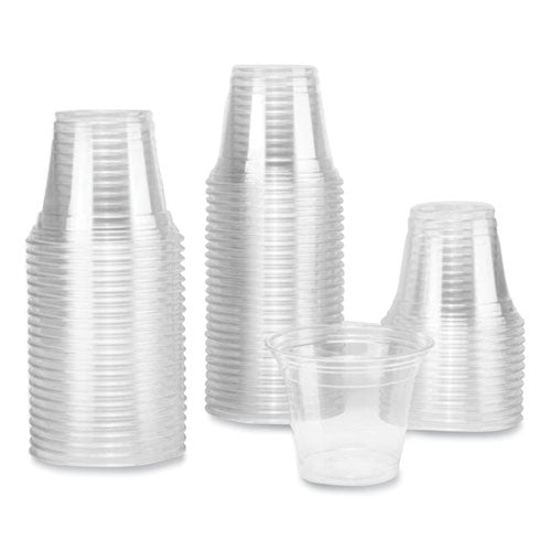 Image of Karat® PET Plastic Cups, 9 oz, Clear, 1,000/Carton