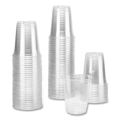 Image of Karat® PET Plastic Cups, 92 mm Rim Diameter, 12 oz, Clear, 1,000/Carton