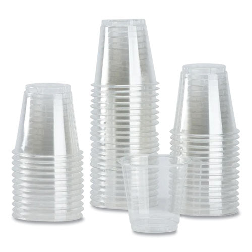 Image of Karat® PET Plastic Cups, 3 oz, Clear, 2,500/Carton