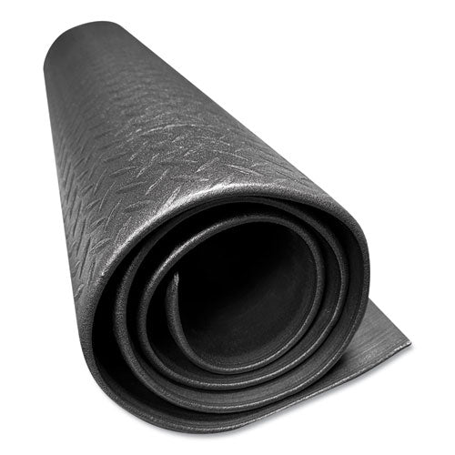 Image of Crown Tuff-Spun Foot Lover Diamond Surface Mat, Rectangular, 36 x 60, Black