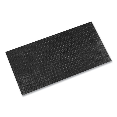 Image of Crown Tuff-Spun Foot Lover Diamond Surface Mat, Rectangular, 36 x 60, Black