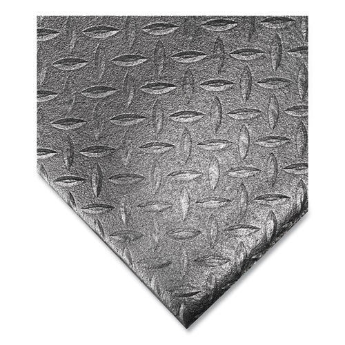Image of Crown Tuff-Spun Foot-Lover Diamond Surface Mat, Rectangular, 24 x 36, Black