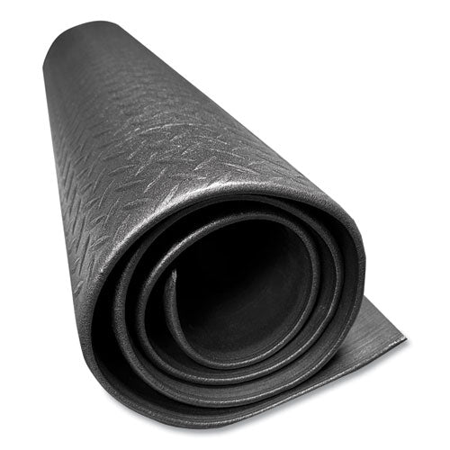 Image of Crown Tuff-Spun Foot-Lover Diamond Surface Mat, Rectangular, 24 x 36, Black