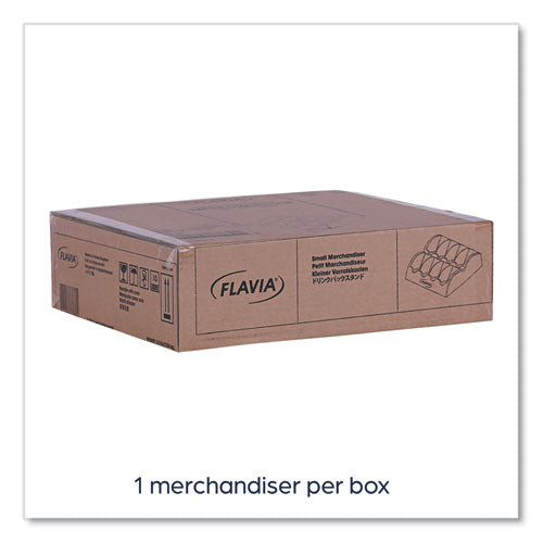 Image of FLAVIA® Small Merchandiser, 8 Compartments, 13.6 x 13 x 4.4, Black
