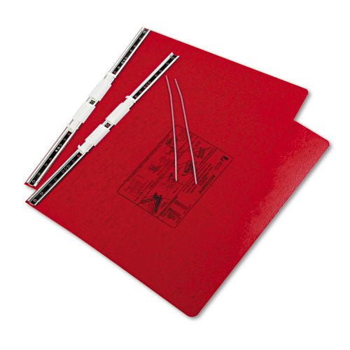 Image of ACCO Presstex Covers With Storage Hooks, 2 Posts, 6" Capacity, 14.88 X 11, Executive Red