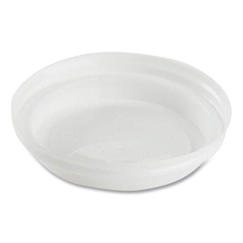 Image of Karat® Hot Cup Lids, Sipper Lid, Fits 8 oz Hot Cups, Plastic, White, 1,000/Carton