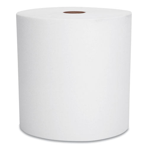 Image of Scott® Essential High Capacity Hard Roll Towels for Business, Absorbency Pockets, 1-Ply, 8" x 950 ft, 1.75" Core, White, 6 Rolls/CT
