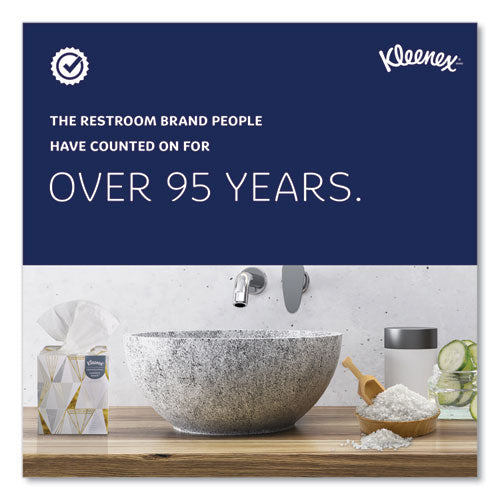 Image of Kleenex® White Facial Tissue for Business, 2-Ply, 125 Sheets/Box, 12 Boxes/Carton