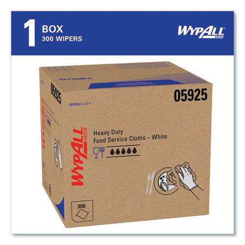 Image of WypAll® X70 Wipers, Kimfresh Antimicrobial, 12.5 x 23.5, Unscented, White, 300/Carton