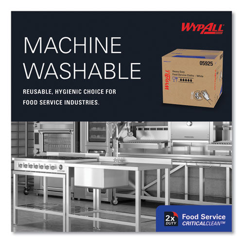 Image of WypAll® X70 Wipers, Kimfresh Antimicrobial, 12.5 x 23.5, Unscented, White, 300/Carton