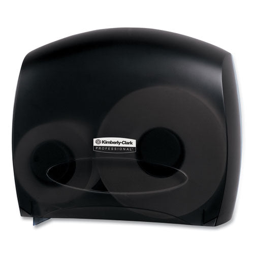 Image of Kimberly-Clark Professional JRT Jr. Escort Jumbo Bathroom Tissue Dispenser, 13.33 x 5.75 x 16, Smoke