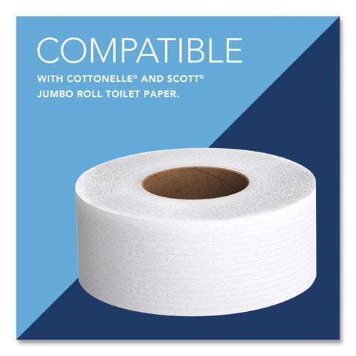 Image of Kimberly-Clark Professional JRT Jr. Escort Jumbo Bathroom Tissue Dispenser, 13.33 x 5.75 x 16, Smoke