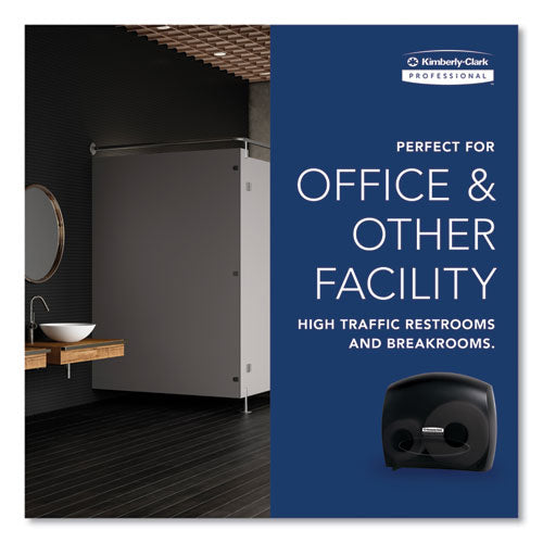 Image of Kimberly-Clark Professional JRT Jr. Escort Jumbo Bathroom Tissue Dispenser, 13.33 x 5.75 x 16, Smoke