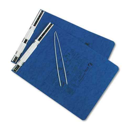 Image of ACCO Presstex Covers With Storage Hooks, 2 Posts, 6" Capacity, 9.5 X 11, Dark Blue